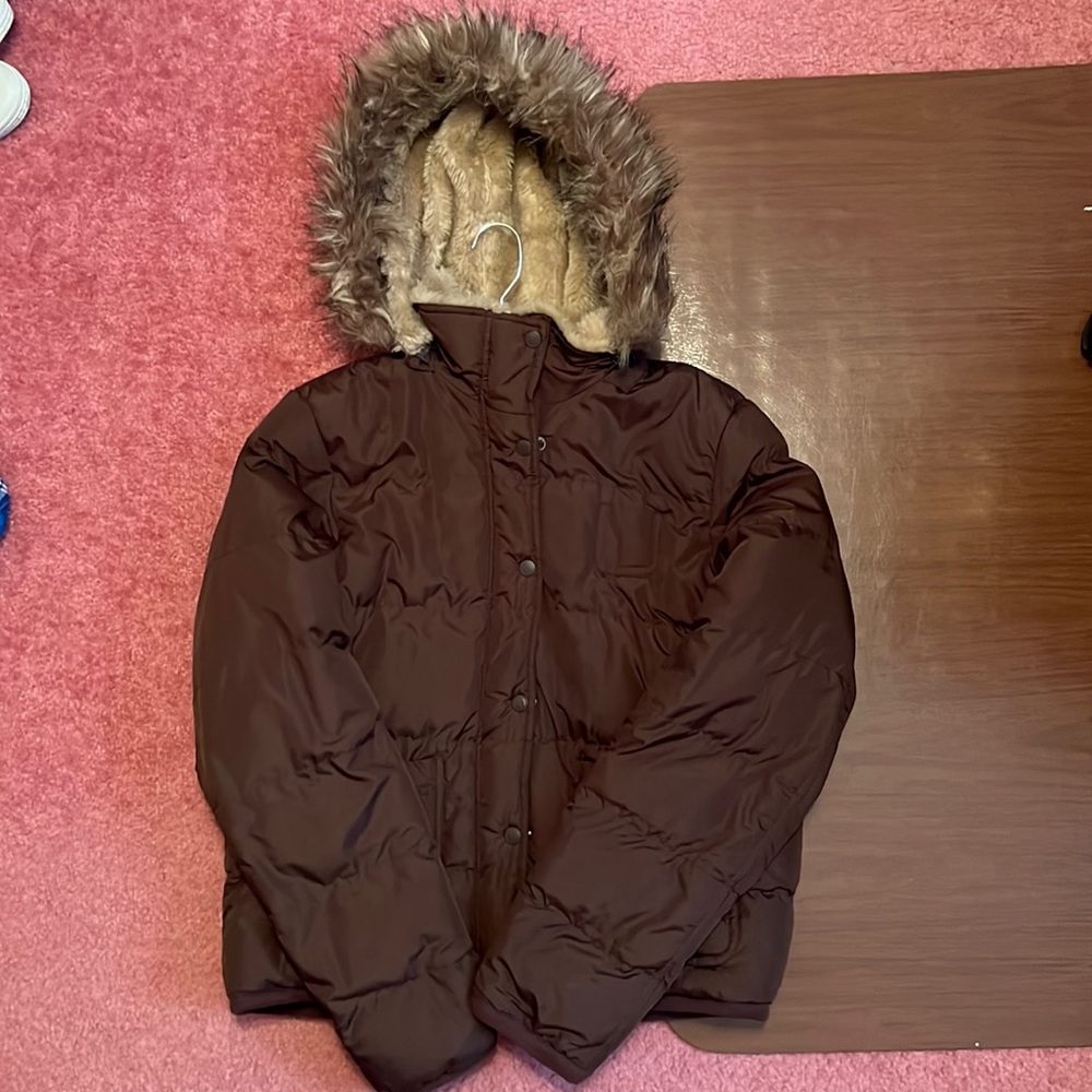 Aeropostale Dark Brown Jacket! Size L!